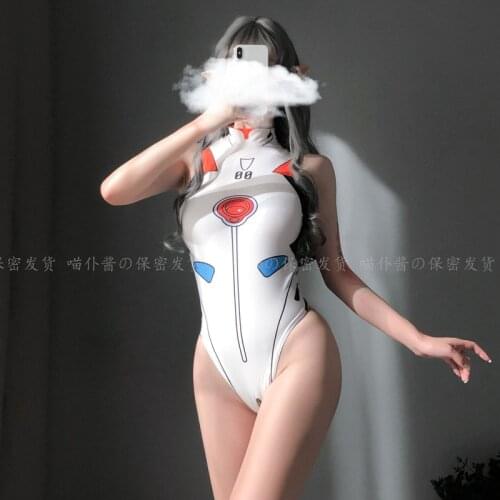 Open Crotch School Girl Cosplay Play Costumes SwimSuit Sexy Japanese College Style Sweet Student Sailor Sexy Lingerie Bodysuit
