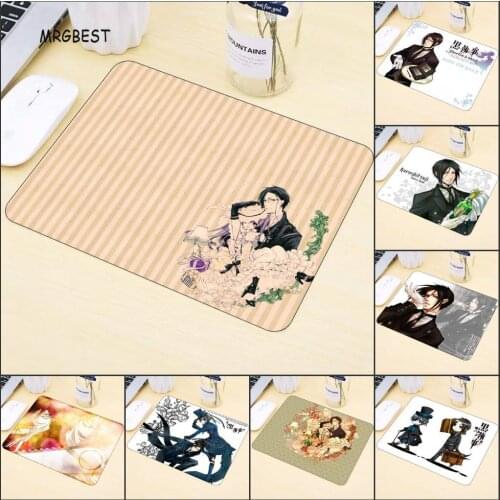 MGRBEST Pad Mice Japan Kuroshitsuji Anime Blood Printed Mouse-pad Waterproof High-end Rubber Mats 3 S Size 22x18/25x20/29x25cm