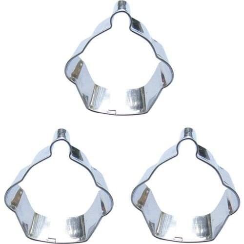 Small cake shape 3 piece biscuit cutting molds, baking tools, cake decorating soft candy tools