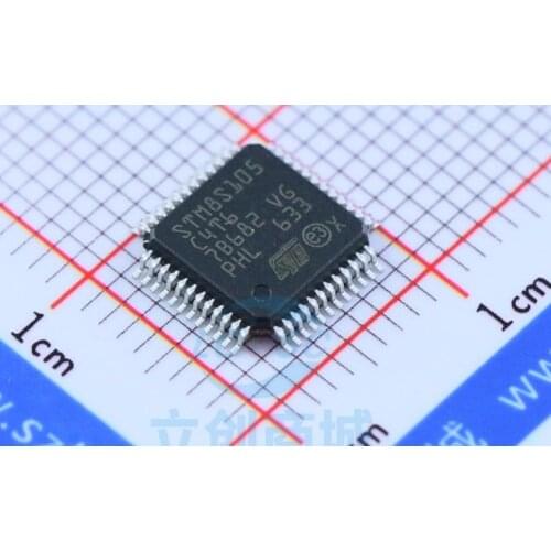 5/PCS 5/PCS The STM8S105C4T6 LQFP4 MCU microcontroller is genuine