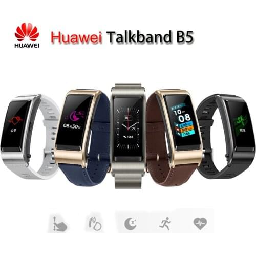 Newest Huawei Band B5 Wristband for Monitor Fitness Waterproof Bluetooth 1.13 inch Touch AMOLED Screen Bluetooth Earphone Band