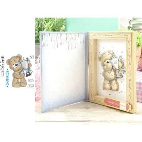Cute Animal Little Bear Story Clear Stamps for Scrapbooking and Card Making Paper Craft 2020 New Transparent Silicone