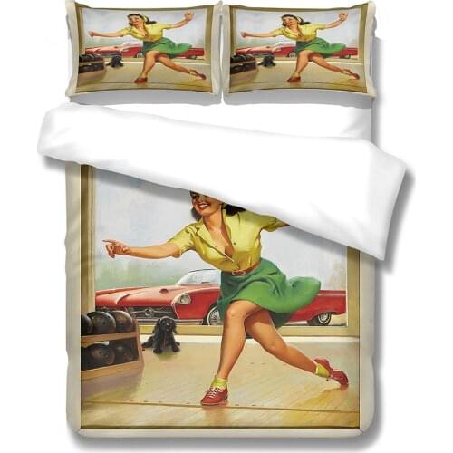 Sexy American Womens Home Quilt Cover Mens and Womens Adult Bedding and Pillow Case King Double Bed Single Bed Quilt Cover