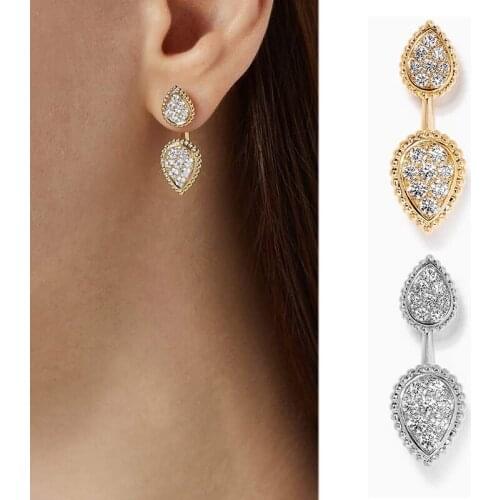 Removable Snake Earrings for womens European and American retro earrings with two in one earrings and cross border ornaments