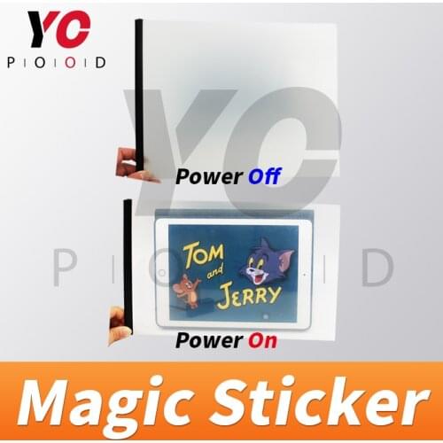 Magic sticker Prop Real life YOPOOD escape room Players power on the amazing sticker to see hidden clues Chamber takagism game