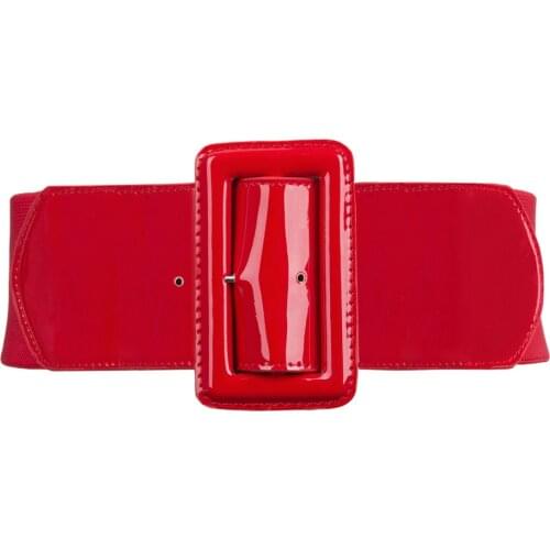 Grace Karin Belts Women Ladies Girls Classic Buckle Stretchy Elastic Waist Belt Waistband Casual Elegant New 2020 PU Leather