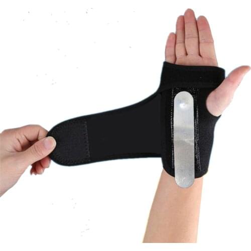 1 Pc New Arrival Bandage Orthopedic Hand Brace With Steel Plate Wrist Support Finger Splint Carpal Tunnel Useful Tool