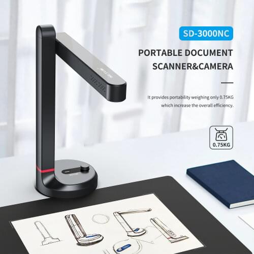 NETUM 8-Megapixel Auto-Focus Visual Presenter using books, documents, business for presentations, image capturing and video