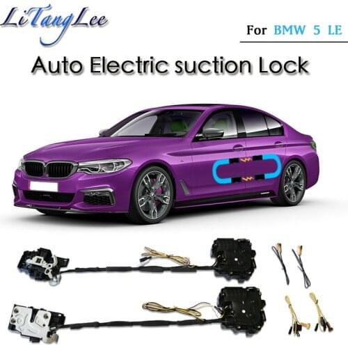 For BMW 5 M5 LE 2017~2020 Car Soft Close Door Latch Pass Lock Actuator Auto Electric Absorption Suction Silence Closer