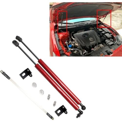 Car Styling Front Hood Bonnet Gas Struts for 2009-2013 Mazda Axela BL Lift Support Damper for 2009-2013 Mazda3 BL Gas Shock