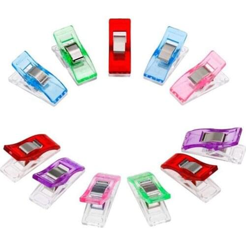 5000 pcs 10 colors Plastic Clips Holder for DIY Patchwork Fabric Quilting Craft Sewing Knitting