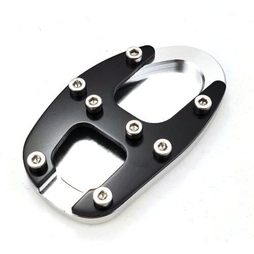Motorcycle Modification Parts CNC Kickstand Side Stand Plate Pad Enlarge Extension For YAMAHA MT-03 MT-25 YZF R3 R25 2014-2020