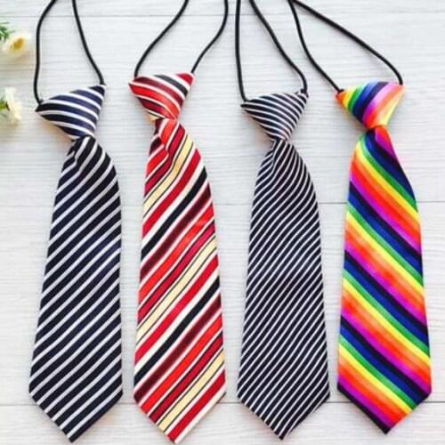 DKBLINGS 10pcs/lot 30 colors children cute neck tie kids cartoon neck tie performance accessories