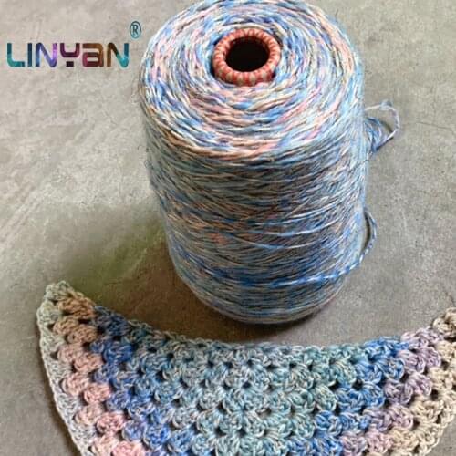 500g Gradient Ramp 50% Wool yarn Fancy Yarns For Hand Knitting Thick Thread Crochet Cloth Yarn DIY Sweater Shawl Yarn ZL59