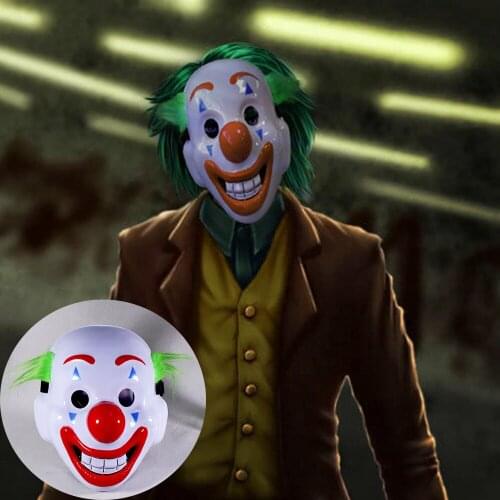 HOT Halloween Horror Clown Masks Womens Men Unisex Christmas Fun Cospaly Masquerade Carnival Makeup Props Gift Adult Party Mask