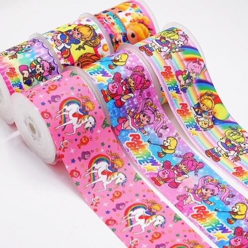 DIY Handmade Materials Printed Grosgrain Ribbon 50 Yard Per Size 52253