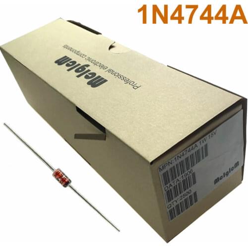 MCIGICM 2500 pcs Zener Diode 15V 1W Through Hole DO-41 1N4744 1N4744A