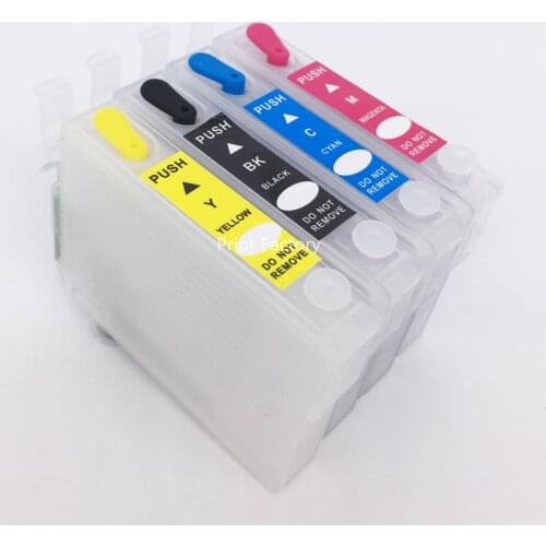 T0711 Refillable Cartridge With Chip For Epson SX100 SX110 SX200 SX209 SX210 SX400 SX510W BX310FN BX300F BX3450F BX600FW BX610FW