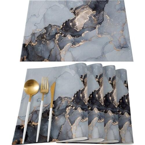 Marble Ink Phnom Penh Table Mats for Dining Table Kitchen Table Coaster Accessories Modern Home Decor car coaster