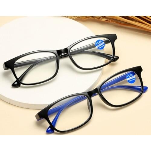2021 New Anti-Blue Light Glasses Women Reading Glasses computer Men Hyperopia Reading Glasses+1.0+1.5+2.0+2.5+3.0+3.5+4.0