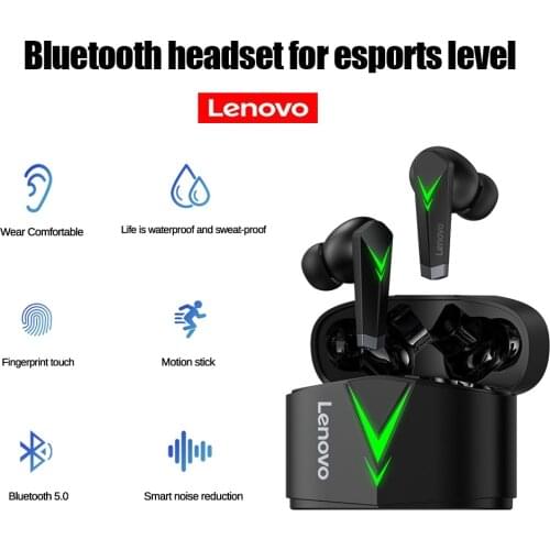 Original Lenovo LP6 Earphone Video Game Wireless Bluetooth TWS Headset No Delay Listening And Double Decoding For Android Iphoe