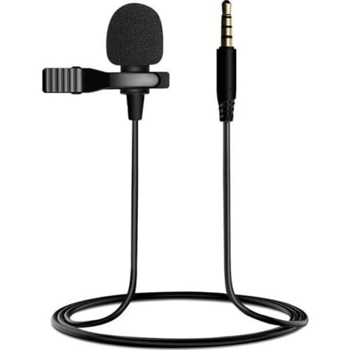 Phone Wired Microphone, Voice Tube, Universal Professional Adjustable Recording Sing Collar Clasp