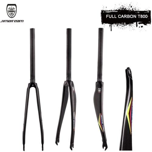 JIMAITEAM Bicycle Front Fork Mountain Bike Front Fork Road Bike Front Fork Carbon Fiber Front Fork Bicycle Accessories