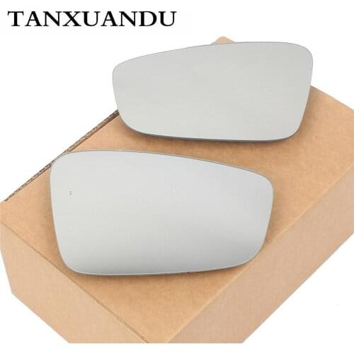 L & R Power Heated Mirror Glass Fit For VW Jetta MK6 Passat B7 Beetle Basic North American Version 5C6857521 5C6857522
