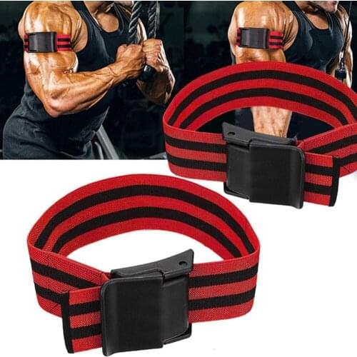1 Pair Fitness Occlusion Training Bands Arm Leg Muscle Wrap Belts Bodybuilding Blood Flow Restriction Bands Sports Accessories
