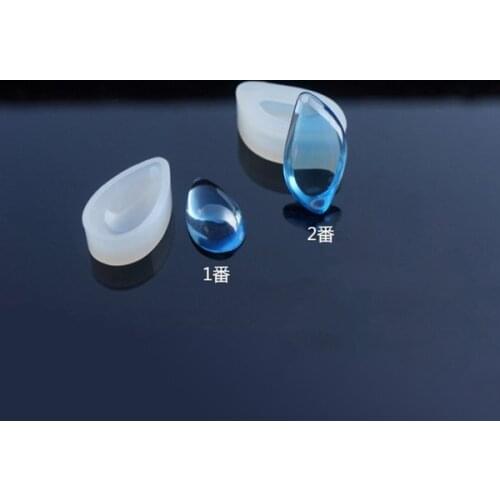 1PC 2style Flatback Jewelry Diamond Type With Hole DIY Silicone Mould Scrapbooking Silicone Mould Decorating Mini Tools