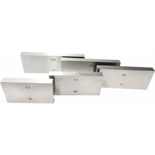1pcs Steel Block Gauge Measure Steel Square Block 60mm, 70mm, 80mm, 90mm, 100mm Block Parallel Gauge Block Tools