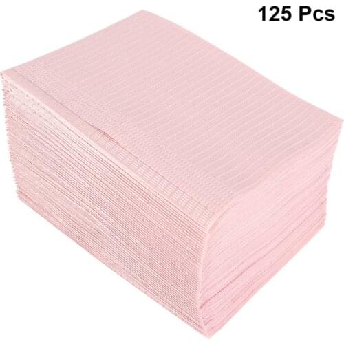 125 Pcs/1 Pack Nail Art Table Mat Disposable Clean Pads For Nails Care Polish Waterproof Tablecloths Manicure Tool )