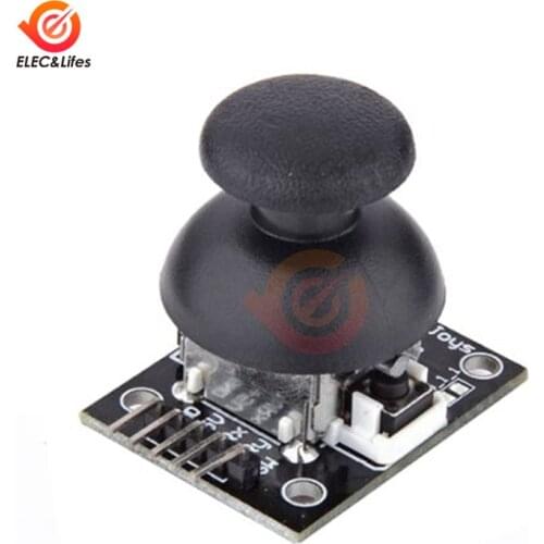 5Pcs JoyStick Breakout Module Switch 5 Pin 2.54mm JoyStick Board For PS2 Joystick Game Controller 2 Way Rocker 10K Resistor