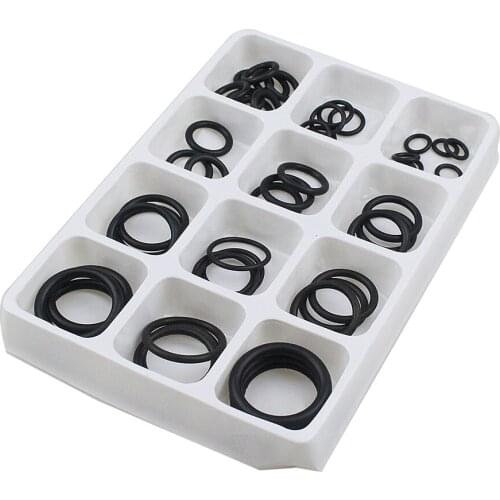 50x Rubber O-Ring Gaskets Assorted Sizes Set Kit For Plumbing Tap Seal Sink Thread New