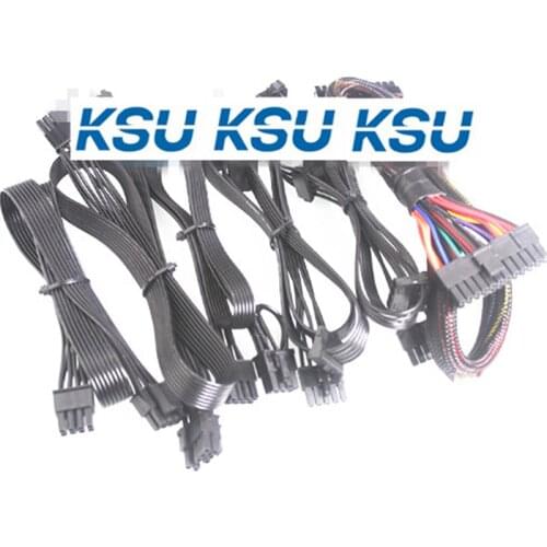 5pin SATA/4pin IDE/dual 6+2pin/8(6+2)pin CPU 8Pin modular Power supply cable for Great Wall Dragon GW-EPS 1650 DA/GW-EPS 1560 DA