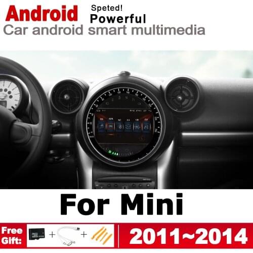 For Mini Countryman R60 2011~2014 2 DIN Car Android GPS Naviation Multimedia system Bluetooth Radio Amplifier Autoradio WiFI