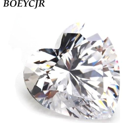 BOEYCJR Heart Cut F Color 0.3/0.5/0.8/1/1.5/2/3/3.5/4/5ct Brilliant Moissanite VVS1 Diamond Loose Bead Jewelry Accessories