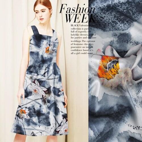 CNUM SP841 Pure Silk/ Lotus,Brush /Silk Fabric 93%Silk 7%Spandex Elastic/ Width 1.27yd Thickness 19mm/ Unit:Meter