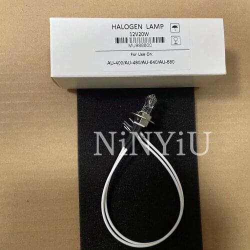 Compatible For KLS JC 12V20W MU988800 Halogen Lamp Olympus Beckman Au400 Au480 Au600 Au640 Au680 Biochemical Analyzer Light Bulb