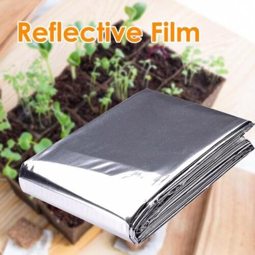 210x120cm Silver Reflective Film Environmental Portable Light Healthy Security Plants Cover Greenhouse Covering Foil Sheets