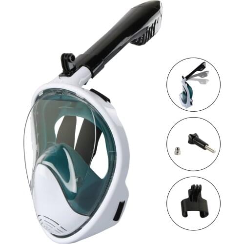 Full Face Diving Mask Anti Fog Goggles With Camera Mount Underwater Wide View Snorkel Swimming Mask Adult Youth Diving Supplies