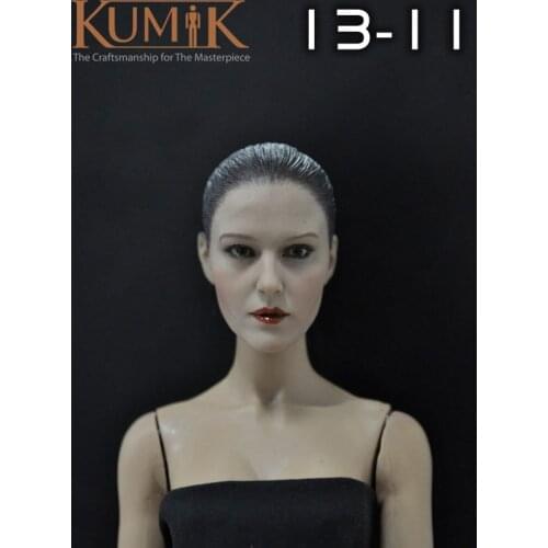 1/6 scale female head shape for 12" action figure doll accessories doll head carved not include the body,clothes and other 13-11