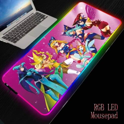MRGBEST Magician Girls Mouse Pad laptop Gamer Mouse pads XXL Game Rubber No-slip Mouse Mat Anime Big Pad