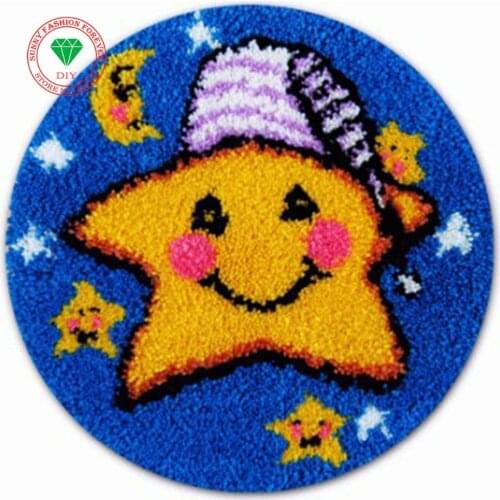 Needlework Latch hook rug kits knitting needles sets for embroidery Stitch threads Carpet embroidery cross-stitch kits carpet