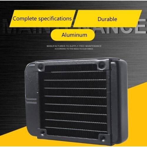 2021 New Aluminum Water Cooling Radiator 8 Tubes Heat Exchanger CPU Heatsink Cooler Fast Heat Dissipation for PC Computer
