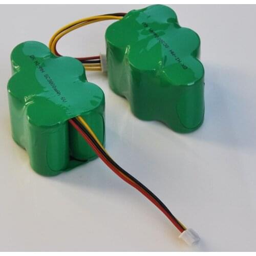 2PCS 6V Rechargeable SC NI-MH Battery 3800mAh for Ecovacs Deebot Deepoo Vacuum Cleaner 650 660 680 710 720 730 760 D73 D76 D62