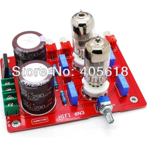 Buffer 6N3 Tube power Pre-amplifier board 450V/220UF