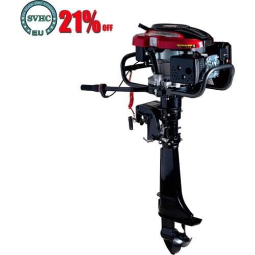 7 Horsepower Boat Outboard Engine Air-cooling System Gasoline Fuel Motor Four stroke Outboard Motor For Inflatable Boat 5.1KW