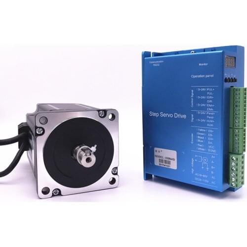 Closed-loop step motor 86HB250-118B+HB860D servo motor 8.5N.m Nema 86 Hybird closed loop 2-phase stepper motor driver