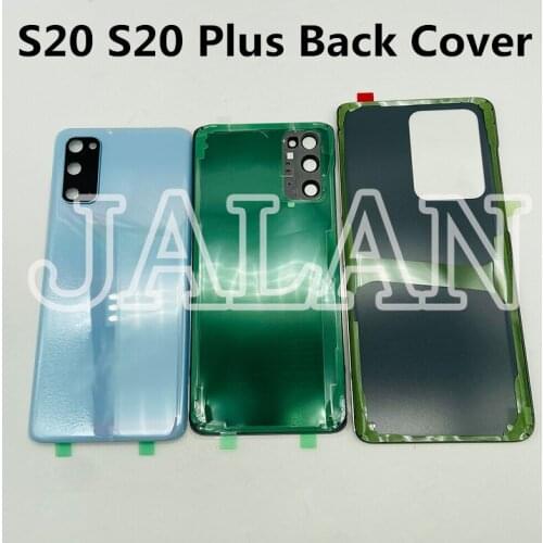 For Samsung S20 S20plus S20ultra battery back case replacement back glass with lens cap